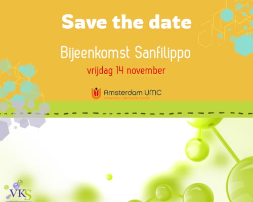 Zet de bijeenkomst voor Sanfilippo in de agenda!